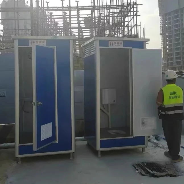 Factory direct sale Outdoor Toilets Movable Restroom Porta Potty for Camping Mobile Bathroom in Stock for Park or Exterior Use