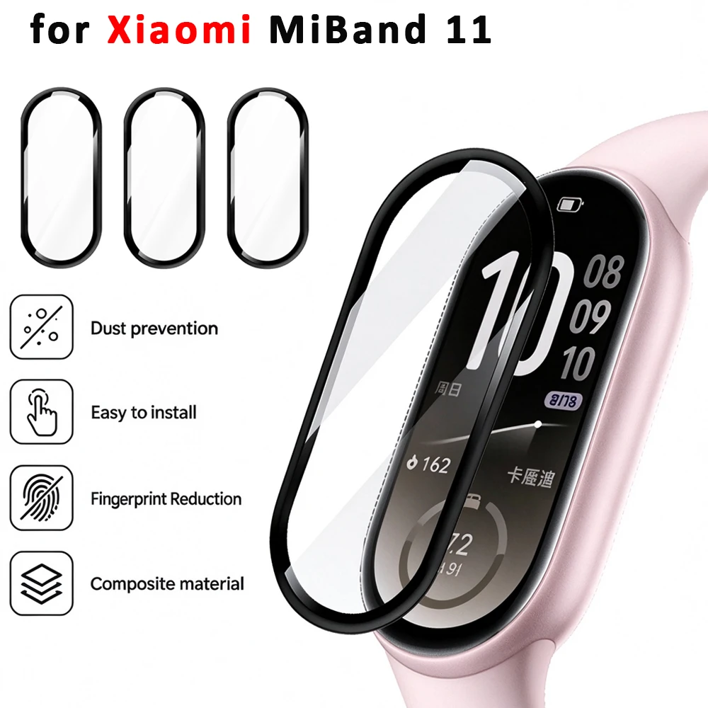 1-5PCS Watch Screen Protectors 3D Composite Film for Xiaomi Miband 11 Watch for MIBAND 11 NFC Not Glass Films correa