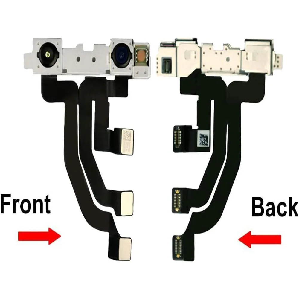 100% Tested Front Camera Flex For iPhone 11 12 13 14 15 Plus Pro MAX Front Camera Promixity Light Sensor Cable Replacement Parts