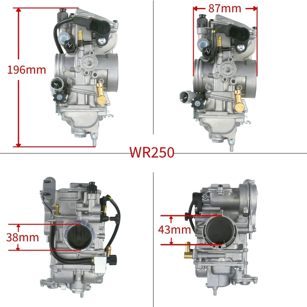 38mm Suzuka Rmz450 For Hon Da CRF450R WR250F YZ250F Ka Wasaki Klx450r Kx450f Ya Maha Wr400f Motorcycle Carburetor