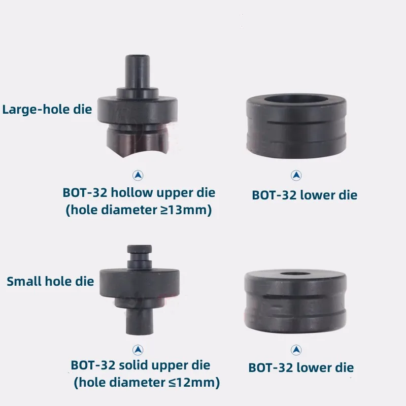 BOT-32F Die Mold Hydraulic Drilling Machine Bridge Frame Hole Opener Wire Trough Distribution Cabinet Box  Wire Pipe Mold