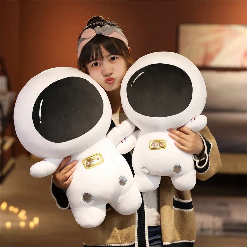 35-60cm Cartoon Raum Panda Kosmonauten Plüschtiere Raumfahrer Astronaut gefüllt Plüsch Puppe Sofa Kissen Dekor Jungen Geburtstags geschenke