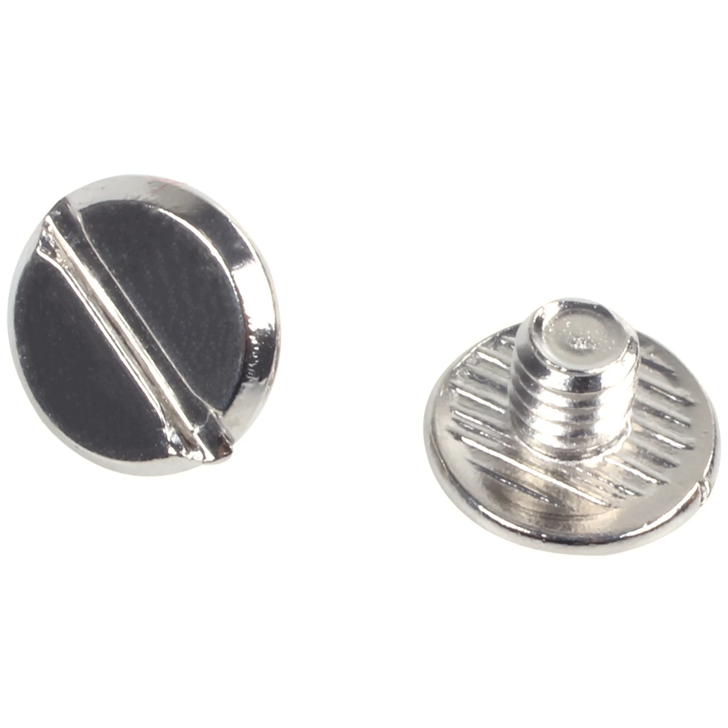 ABFI 10 セット レザーベルト 5 X 6 Mm シルバーネジバインディング