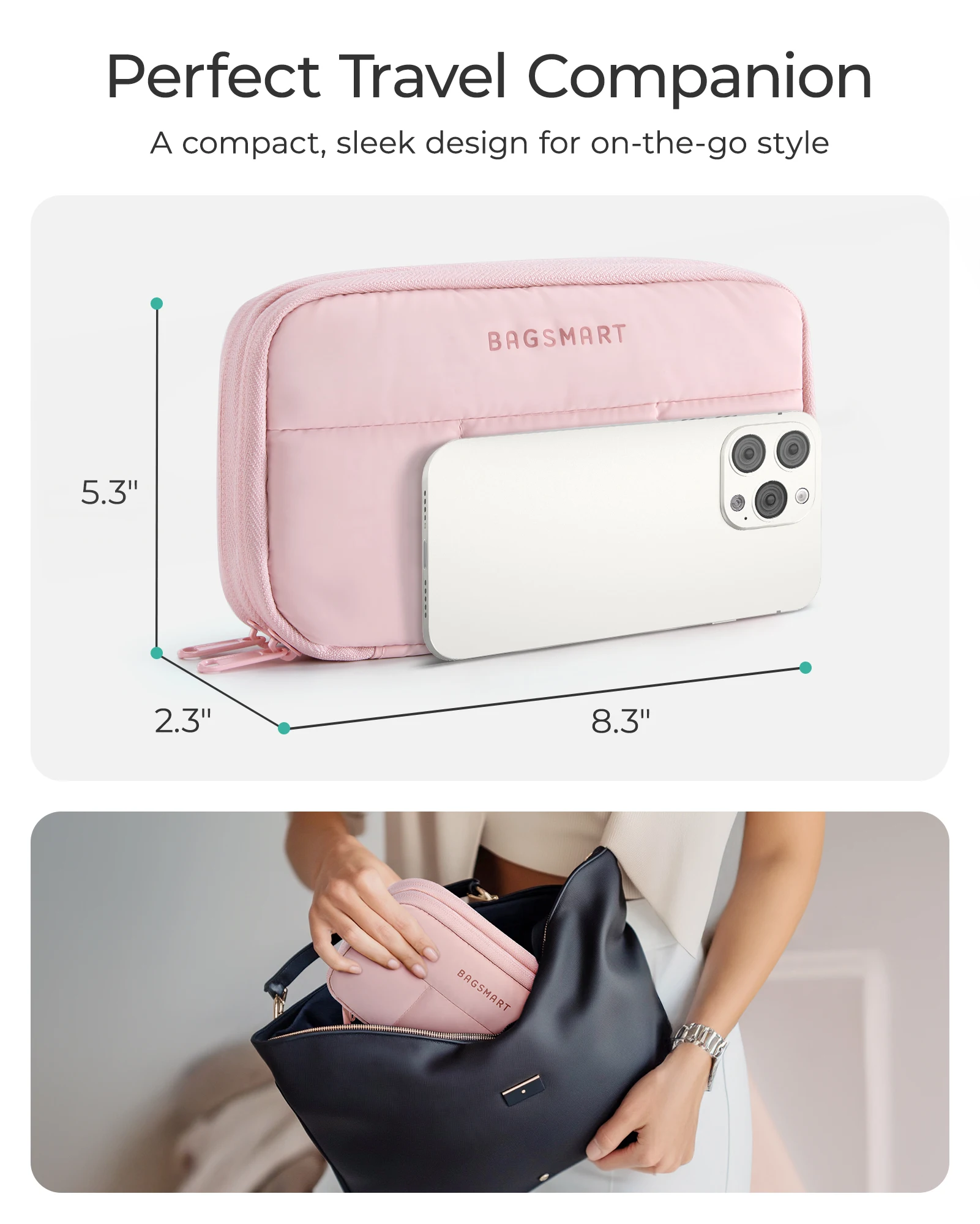 BAGSMART Cable Organiser Trave - đánh giá và giá Tech Accessories Backpack