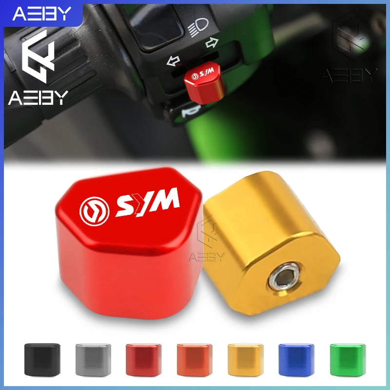 أزرار تبديل إشارة توجيه الدراجة النارية قطع غيار لـ SYM Husky ADV150 Cruisym Joymax MMBCU مفتاح التوجيه keycap #1