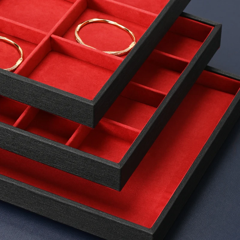 صينية تنظيم المجوهرات الفاخرة من Oirlv، تخزين متعددة الوظائف للساعات والخواتم والقلائد والأقراط - عرض أنيق للتنظيم #6