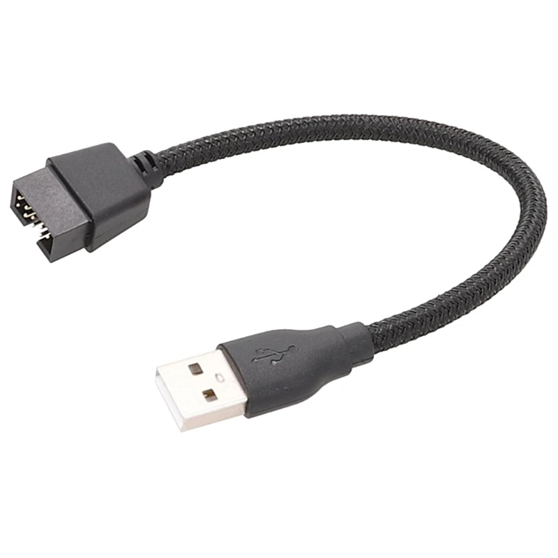 20cm 9Pin Male to External USB A Male Data Extension Cable Enhances Connectivity Dropship