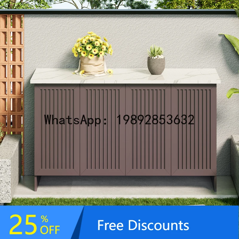 

XL Outdoor All Aluminum Alloy Storage Cabinet Waterproof Sunscreen Large Capacity Storage Tool Cabinet