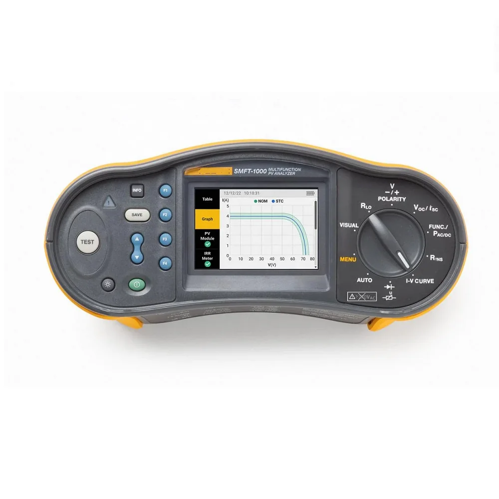 New and Original Flk SMFT-1000 Solar Tools Kit: Flk Multifunction PV Tester and Performance Analyzer, I-V Curve Tracer