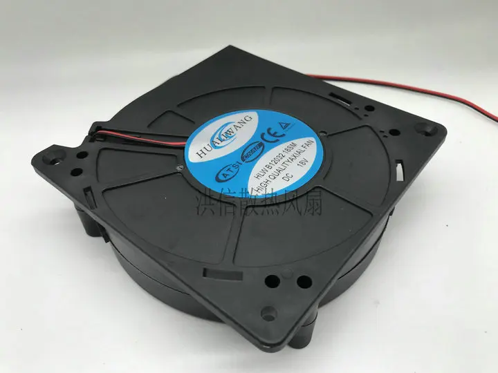 Kipas Pendingin Server 2 Kawat HUALIWANG B1203218SM DC 18V 120X120X32Mm
