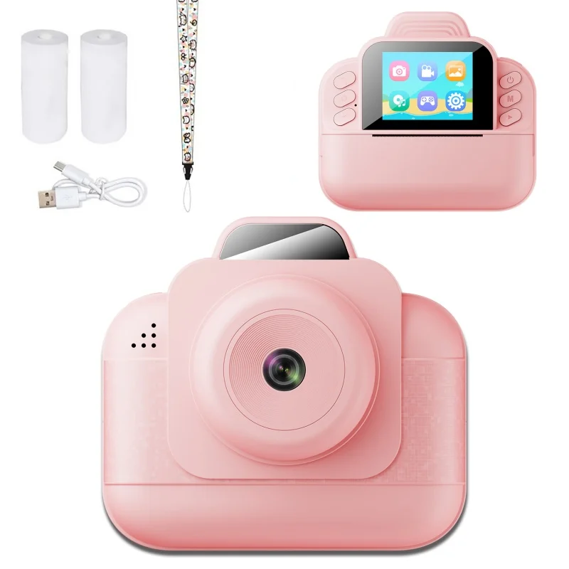 Eco-friendly and Portable and Colorful TFD-S9 Thermal Photo Printer The Reminder of Recording Wonderful Childhood with 20 Frames