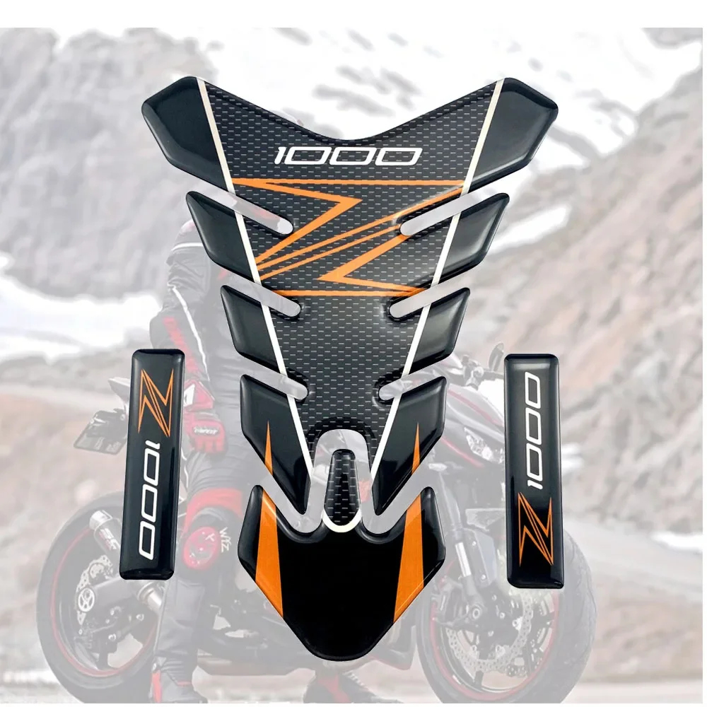 

For Kawasaki Z1000 3D Three-dimensional Sticker Motorcycle Fuel Tank Pad Protection Sticker z1000 Decal Sticker 2014 to 2020