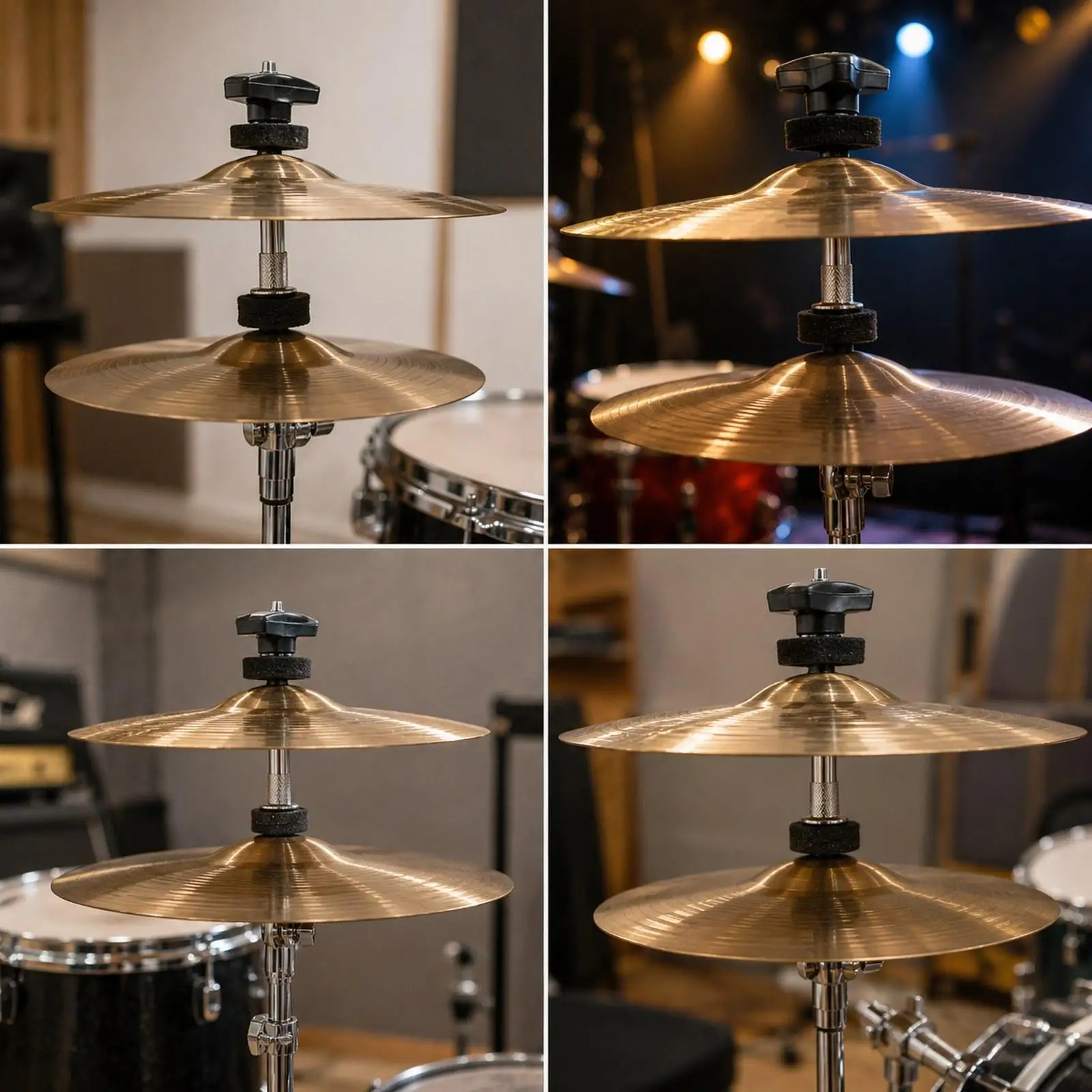Cymbal Stacker Compact Sturdy Wear Resistant Easy to Use Percussion Instrument Accessories Attachment for Bands Percussionists
