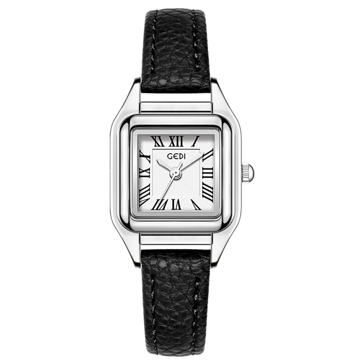 Goldie small exquisite small square plate women's watch new light luxury retro belt watch women's quartz watch