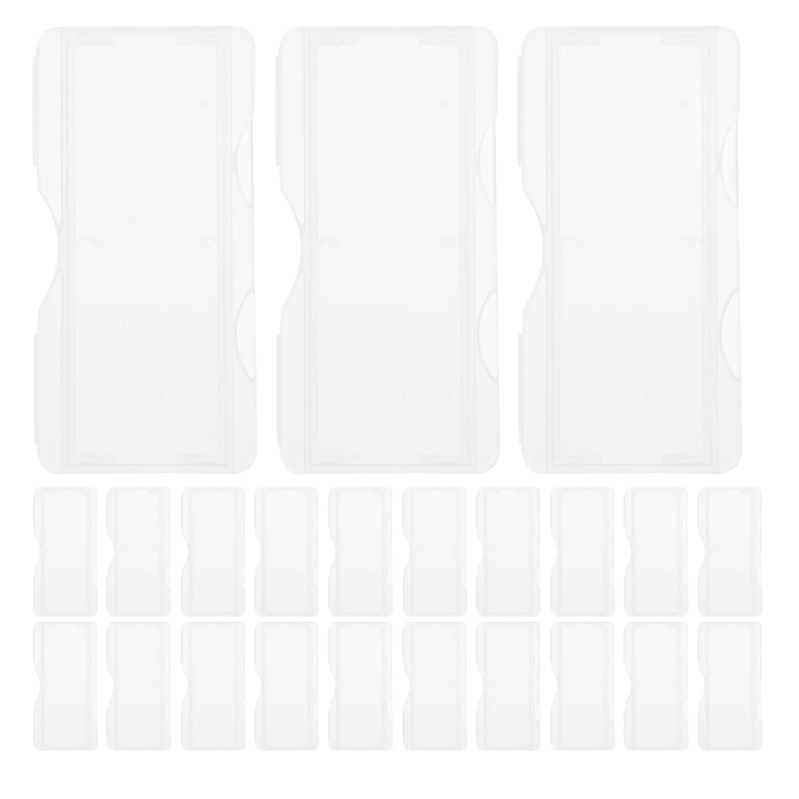 

100pcs Pathology Slide Holder Plastic Microscope Slide Storage Box Individual Specimen Case For Lab Teaching Equipment