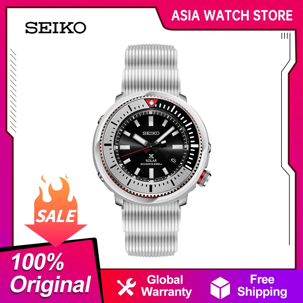 Seiko SNE537P1 Prospex Solar Street Series Divers Watch+Worldwide Warranty