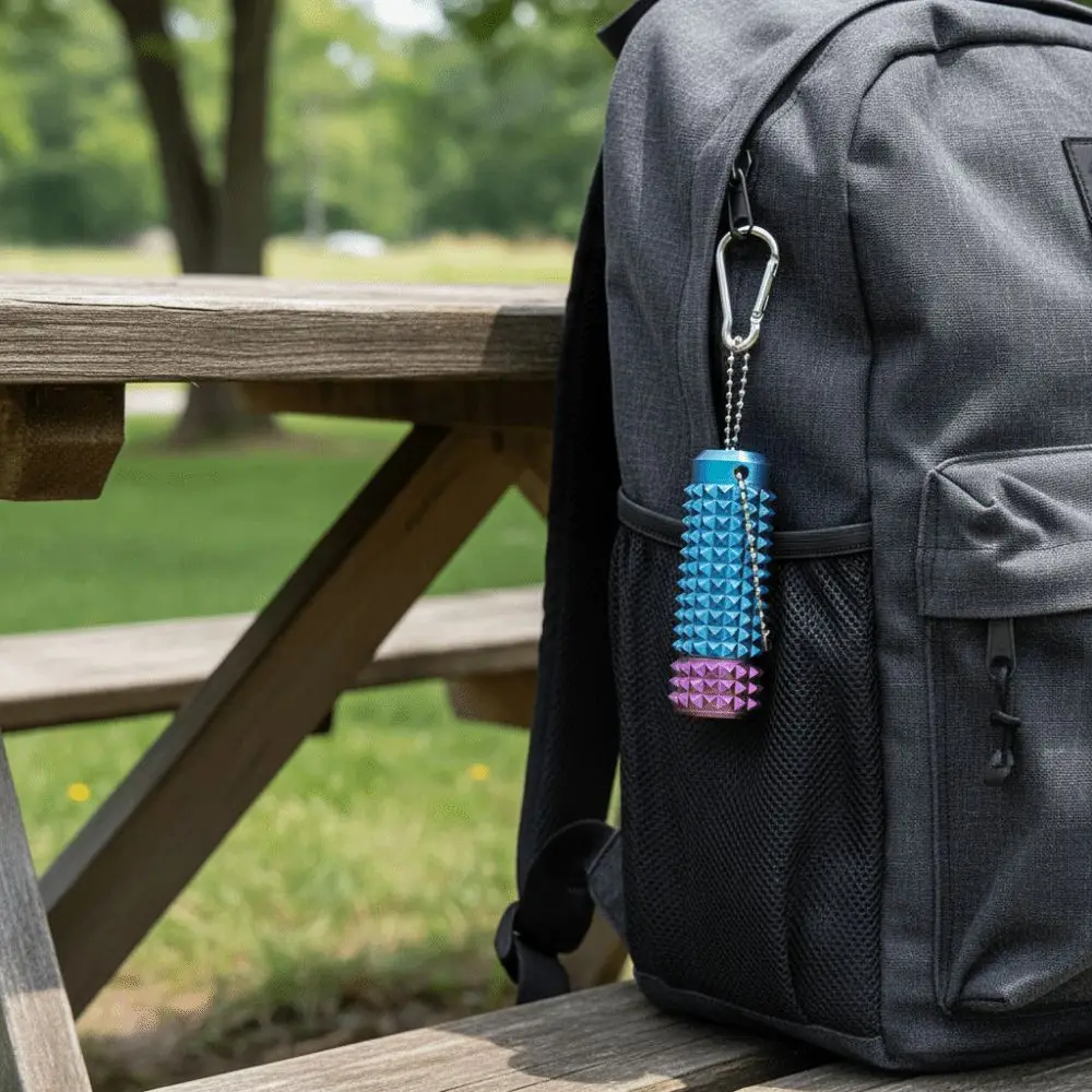 

3D-печатный сенсорный мини-фиджет с шипами, карманный антистресс-гриппи, вращение на 360 градусов, разноцветный