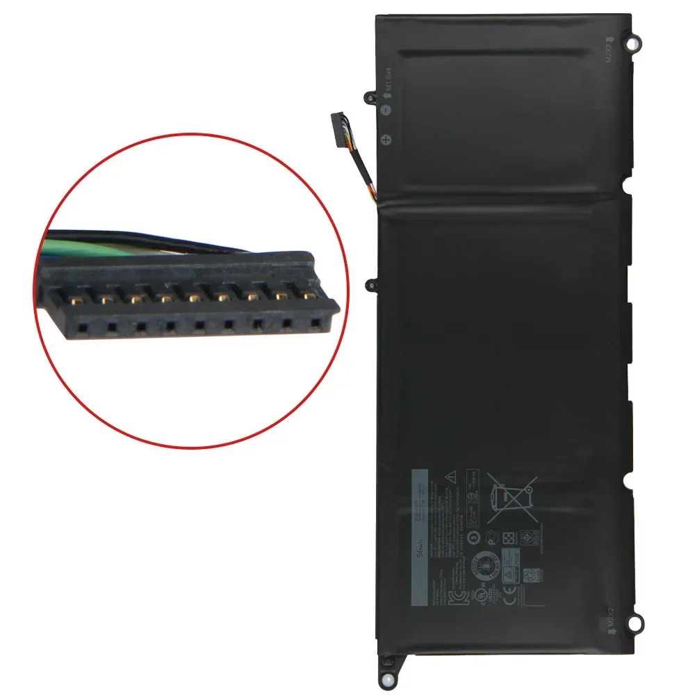 56Wh Brand New Replacement Battery 90V7W JD25G JHXPY 0N7T6 DIN02 For Dell XPS 13 9350 9343 13D-9343