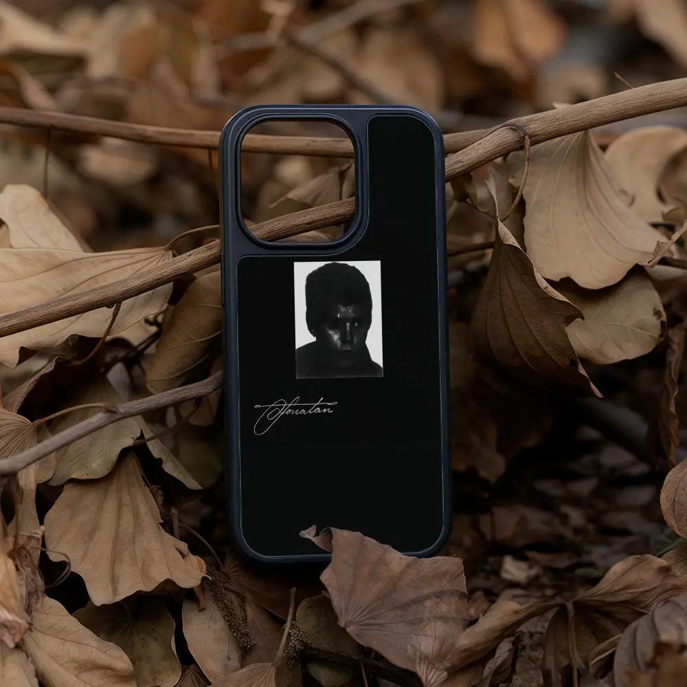 

Y-Yung Lean jonatan Phone Case For iPhone 17 16 15 14 13 12 Pro Max Plus Black Frame Acrylic Carbon Fiber Hard Shell