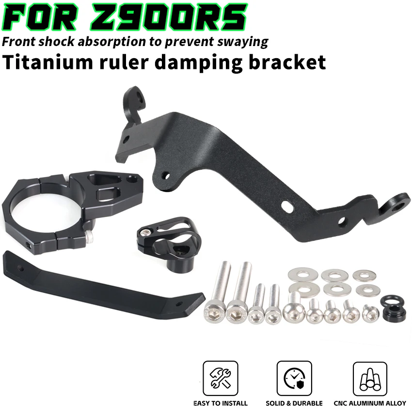 

New Ｈigh-quality　Z900RS Motorcycle CNC Stabilizer Damper Complete Steering Mounting Bracket For KAWASAKI Z900RS Z900RS SE