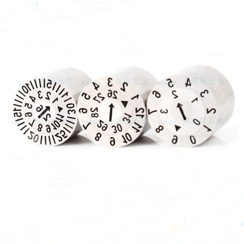 2Pcs/5Pcs Double Date Code Stamp Insert, Year Month Marker for Plastic Injection Mold Production Record