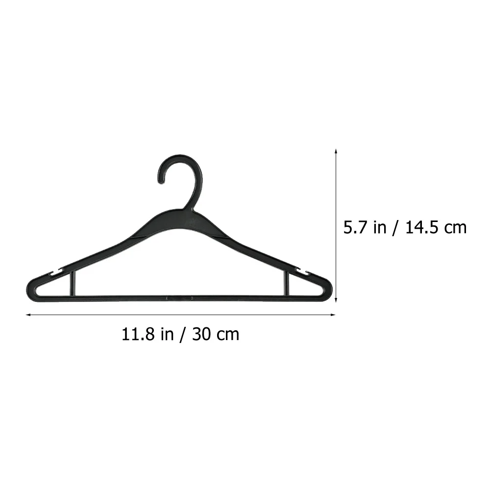 

20pcs 'S Clothes Hangers Plastic Coat Hangers Non-Slip Smooth Design Space Saving For Home Closet Storage Organizer