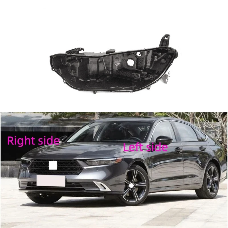 

For HONDA Accord 11 Generation 2023 2024 2025 Headlamp Base Headlight Rear shell Replacement Headlight House Black rear shell