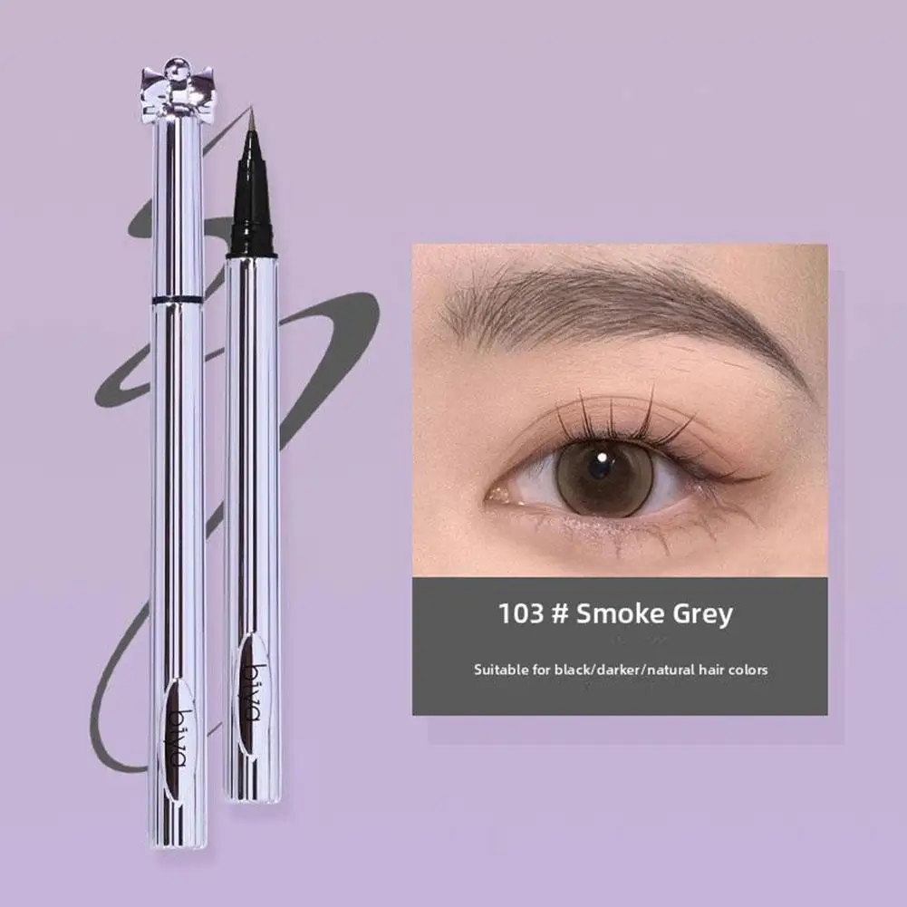 Lápiz líquido para cejas, punta ultrafina para trazos similar al cabello, pomada para cejas salvajes a prueba de manchas y sudor, fácil aplicación para principiantes