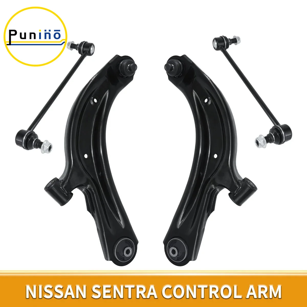 

Punino 4 шт. передние нижние рычаги управления Sway Bar Links для NISSAN SENTRA NV200 CHEVROLET CITY EXPRESS 2013 2014 2015-2019