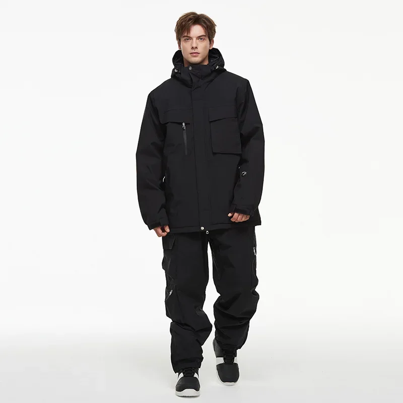 بدلة تزلج بدلة نسائية للرجال Wi nter Waterpro of & Warm Single Ski Clothes S Ki Suit Set OT4 2025