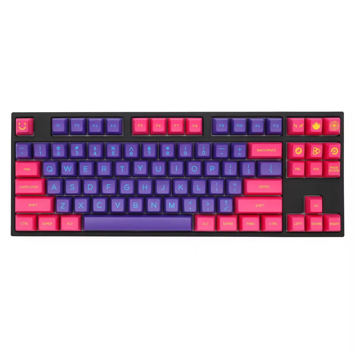 Domikey SA abs doubleshot keycap pumper punk SA profile for mx stem keyboard poker 87 104 gh60 xd64 xd68 xd84 xd96 xd87 cyber