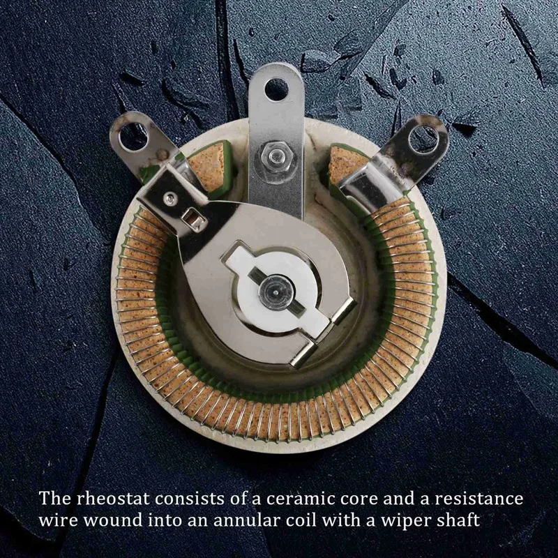 50W 10 Ohm Ceramic Potentiometer Variable Taper Pot Resistor Rheostat