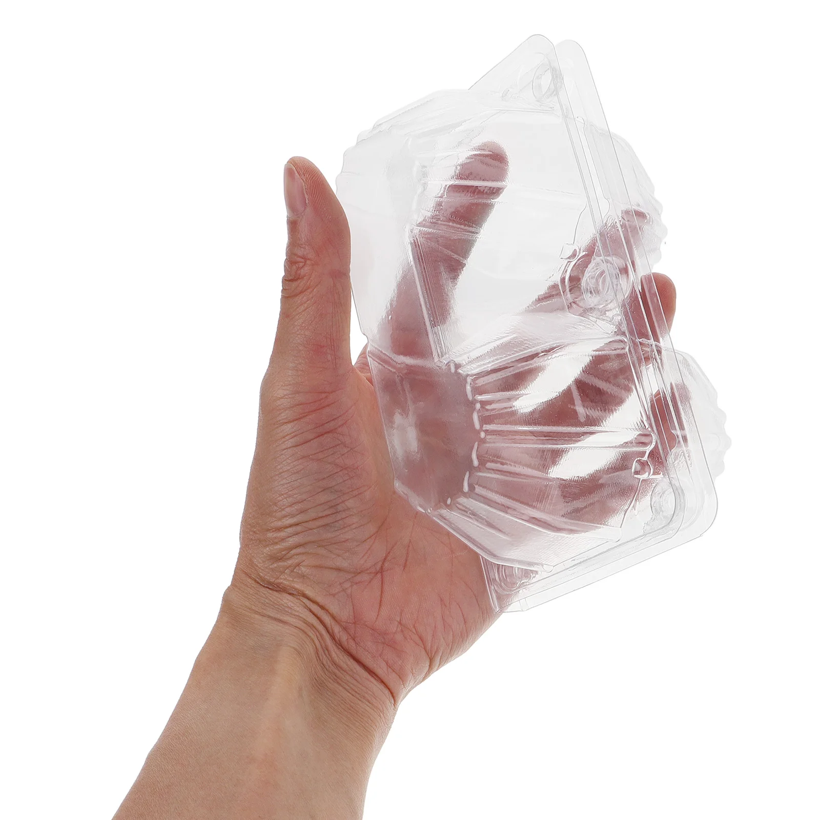 

6 Pcs Egg Tray Carton Container Holder for Refrigerator Native Eggs Packing Cartons Blank Pvc Clear Bulk