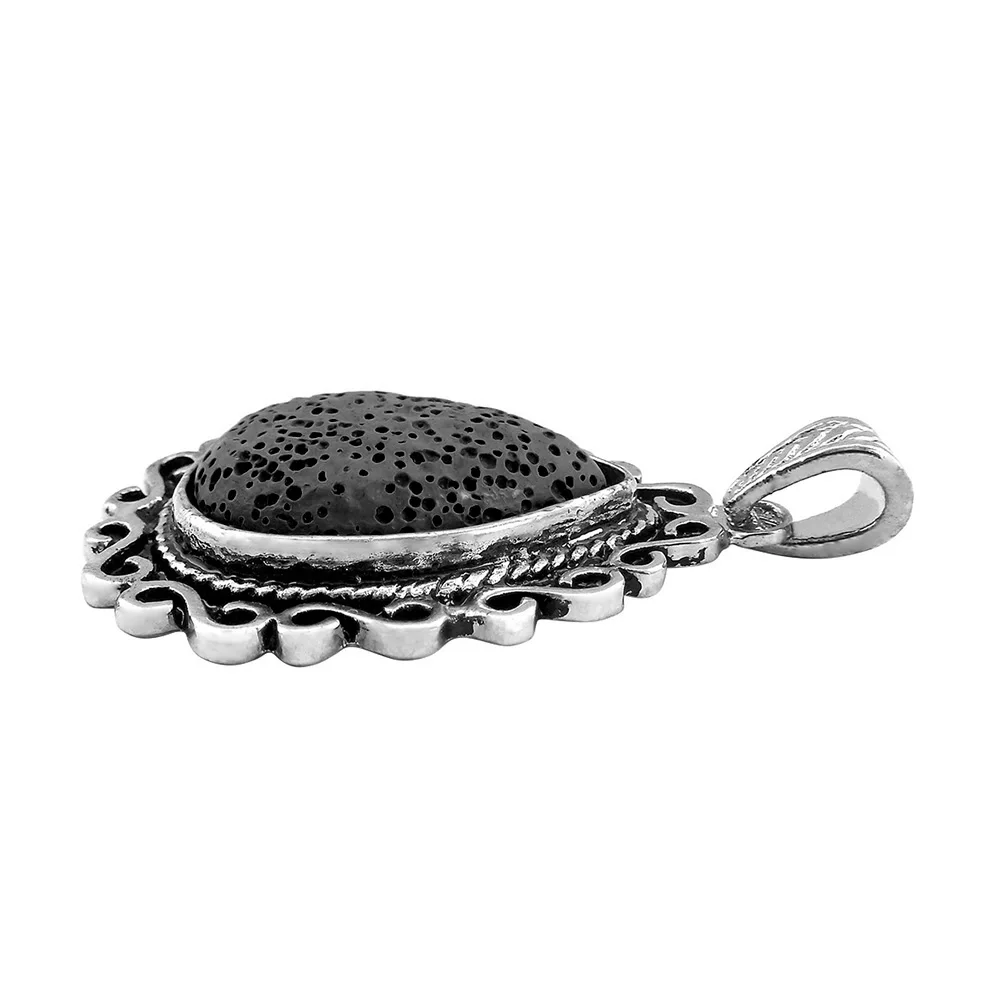 

Volcanic Stone Charm Drop Pendant Diy Charms Pendants Diffuser Necklace Accessories Jewelry
