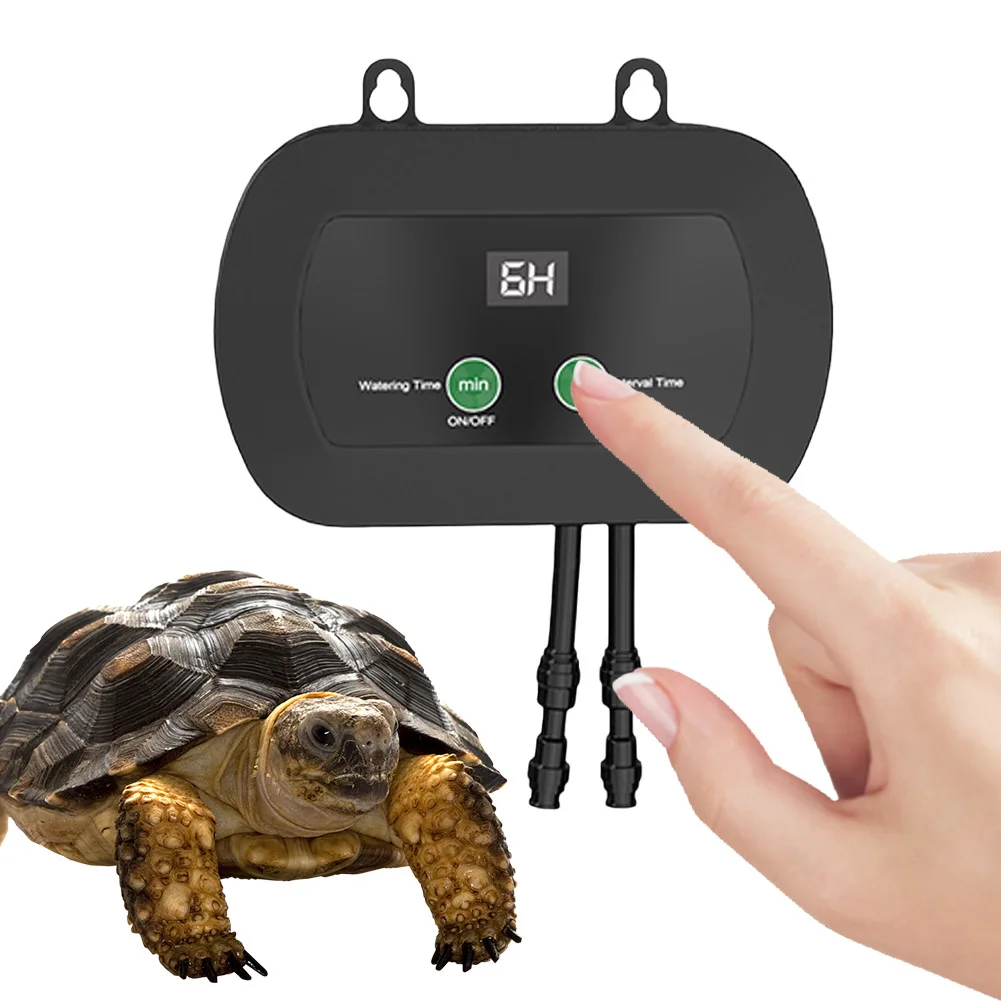 

Automatic Reptile Mist Sprinkler with 360°Adjustable Nozzles Reptile Humidifiers Terrariums Humidifier for Herps Terrariums