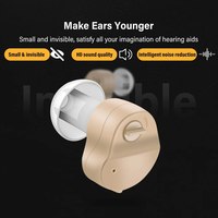 Hearing Aids Sound Amplifier Hearing Aid for the Deafness Behind Ear Adjustable Amplifier Speaker Amplified