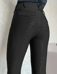 Women's Breeches Leggings Horse Riding Pants Anti Slip Silicone Full-Seat Equestrian Horseback Riding Tight Clothes Equipment