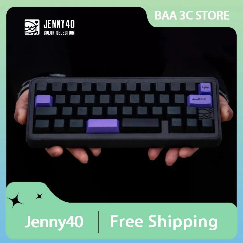 

Jenny40 Customized Mechanical Keyboard 3D Printing Kit 40% Layout Support BT 2.4G Wireless QMK VIA VIAL 2000mAh Hot Swappable
