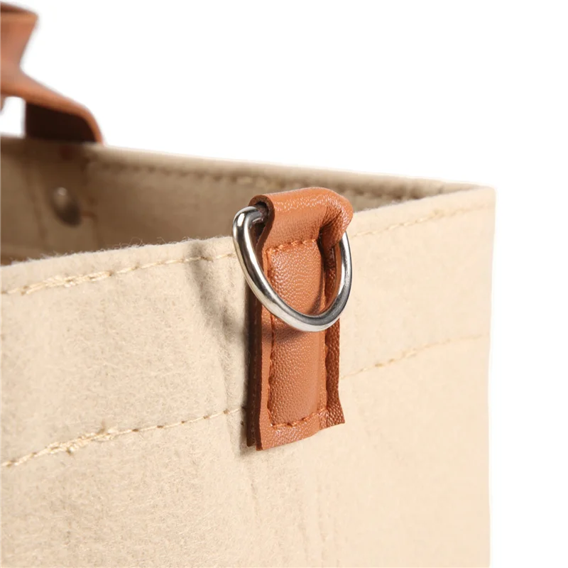 M15K-Baby Feltro Storage Nursery Organizer Cestino Borsa per pannolini per neonati con manico Caddy Fasciatoio per pannolini Portaoggetti per bambini
