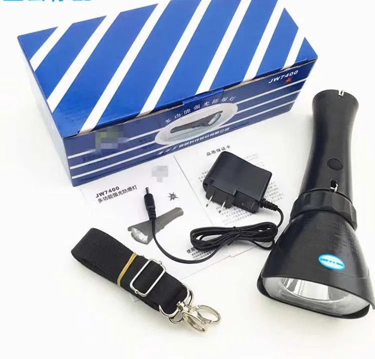 Ocean King JW7400 foldable strong light explosion-proof magnetic flashlight multi-function LED outdoor direct charging super