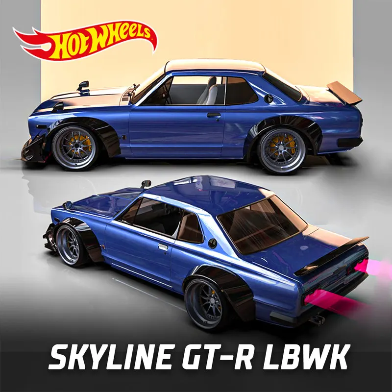 

Металлическая модель автомобиля Hot Wheels Premium Diecast Nissan Skyline 2000GT R LBWK GTR из серии Car Culture Japan Historics Metal Real Riders