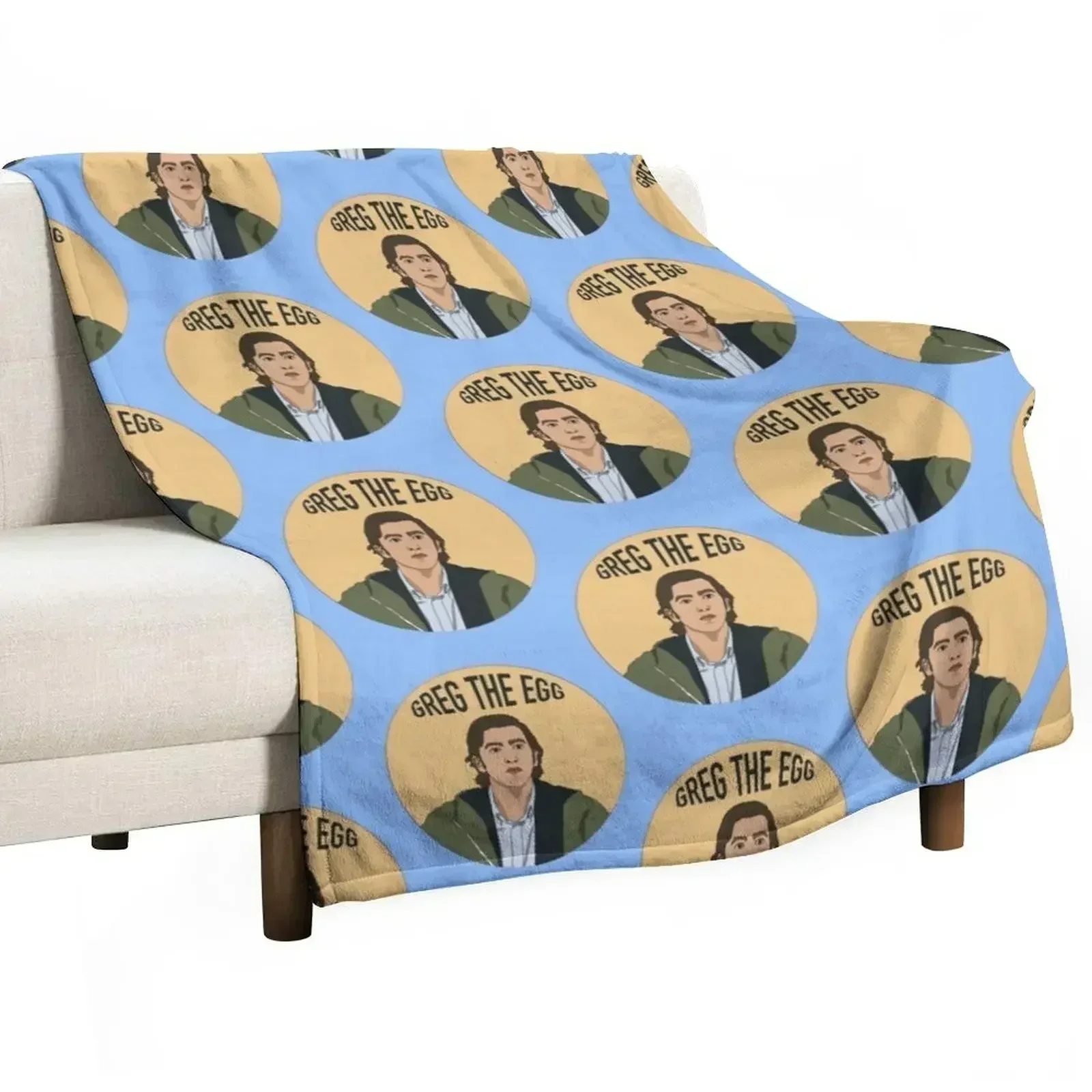 Greg the Egg Reagan Bush- Cousin Greg Hirsch - Succession Throw Blanket Comforter Polar Blankets