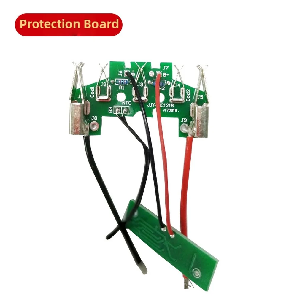 BAT610 BAT618 For Battery Housing Case ABS Plastic With Protection Board Welding Sheets For 18V Power Tool Replacement Parts Kit