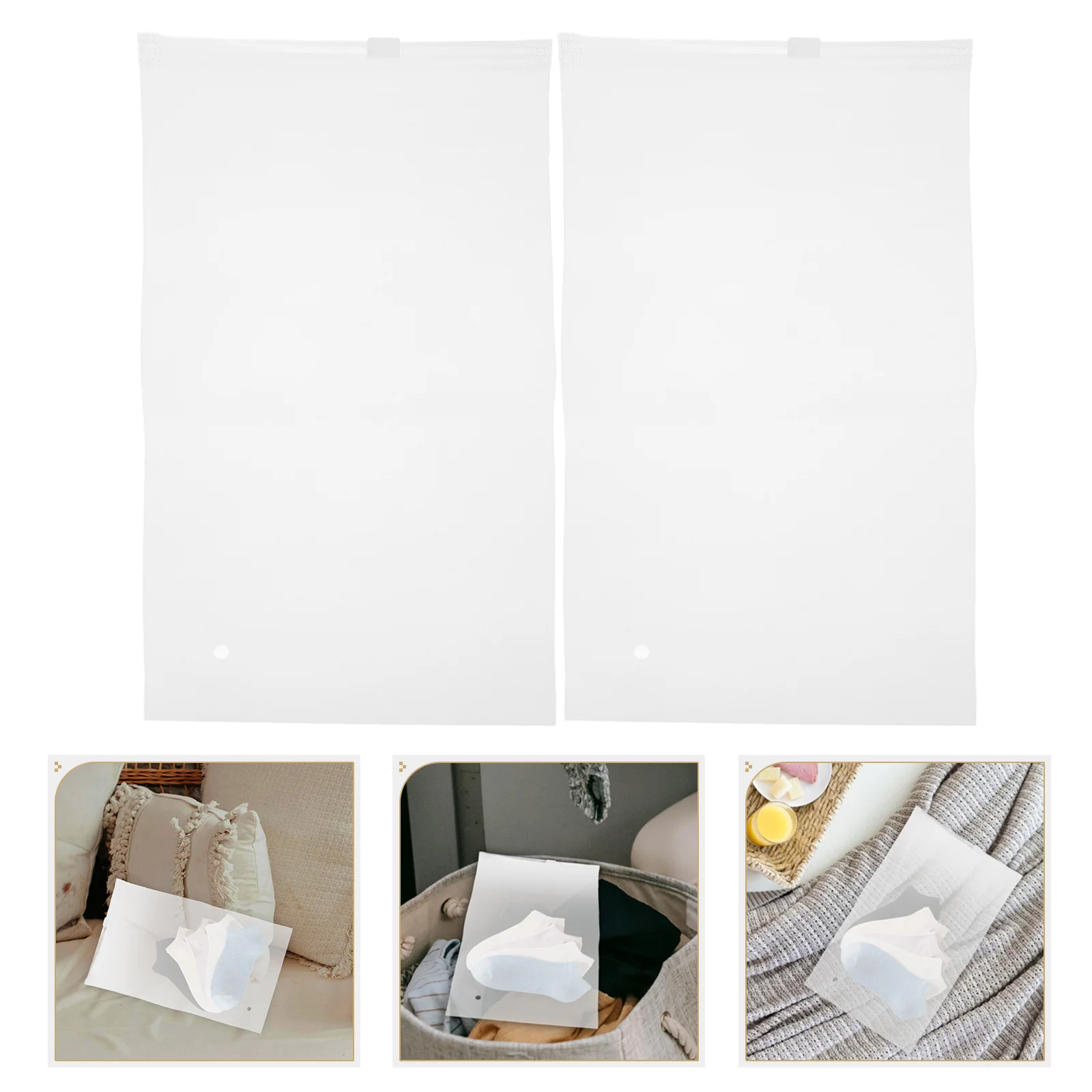 

50 Pcs Swimming Storage Bag Zipper Packaging Bags for Clothing Bathing Suit Swimsuit Organizer Clear Shirt Clothes Suits