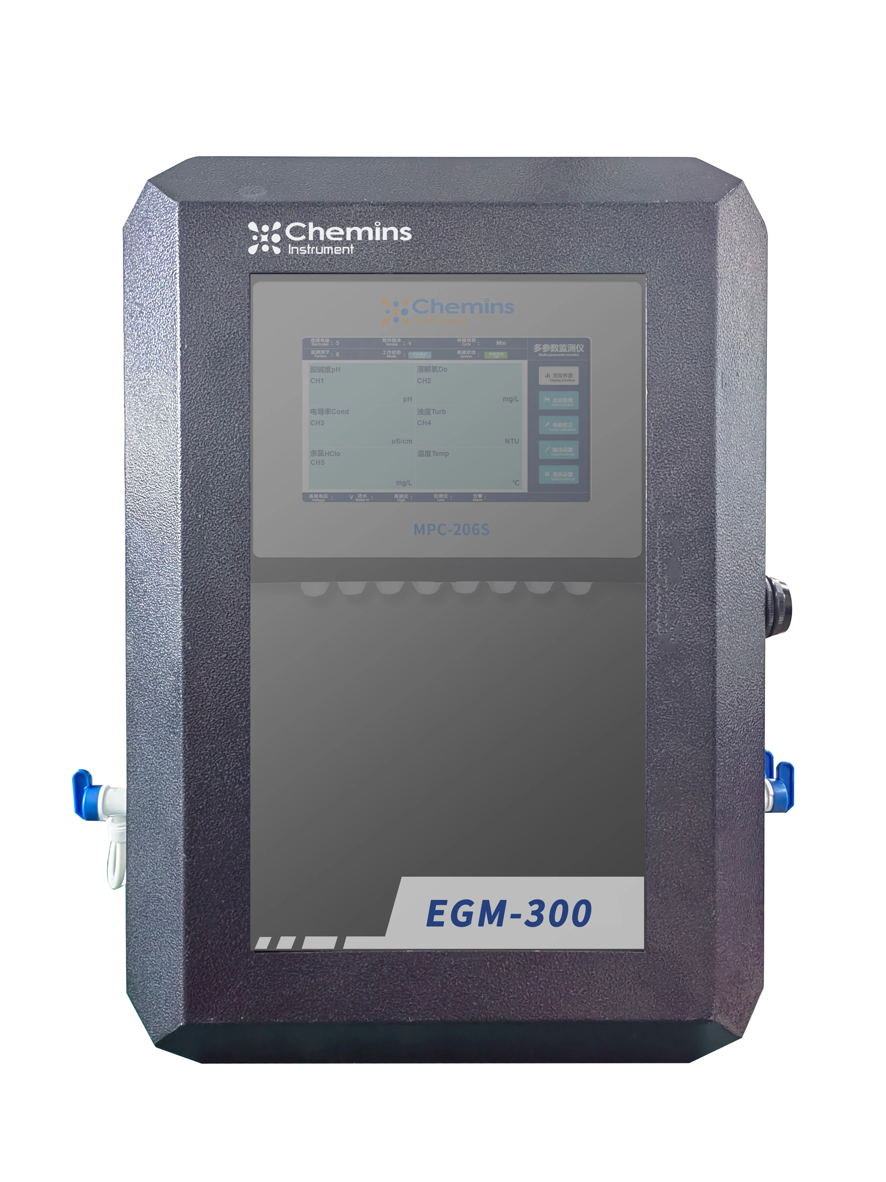 EGM-300 Online Multi-Parameter Monitoring Station for Secondary Water Supply Testing Equipment for pH Turbidity Chlorine