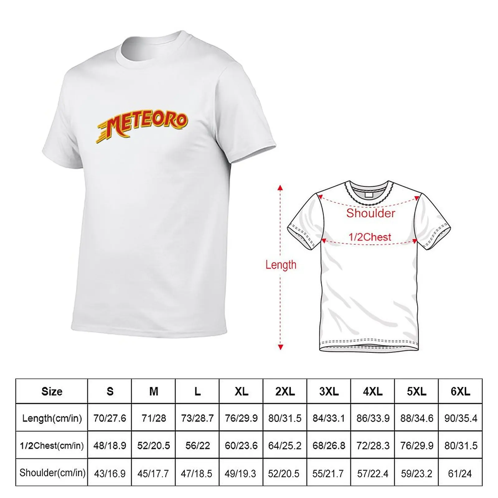 Meteoro spanish logo / マッハGoGoGo / Mach GoGoGo/ Speed Racer T-Shirt t shirt personalised man t shirts for men T-Shirt