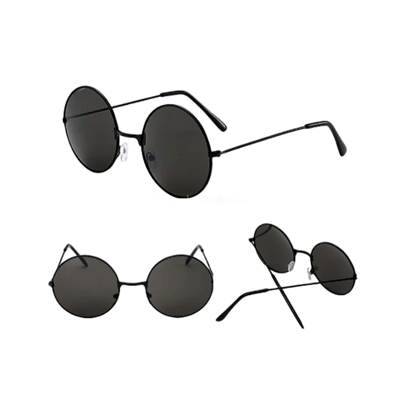 ACE Anime Jujutsu Kaisen Gojo Satoru Cosplay Props Black Glasses Steampunk Round Frame Eyewear Sunglasses Accessories Unisex