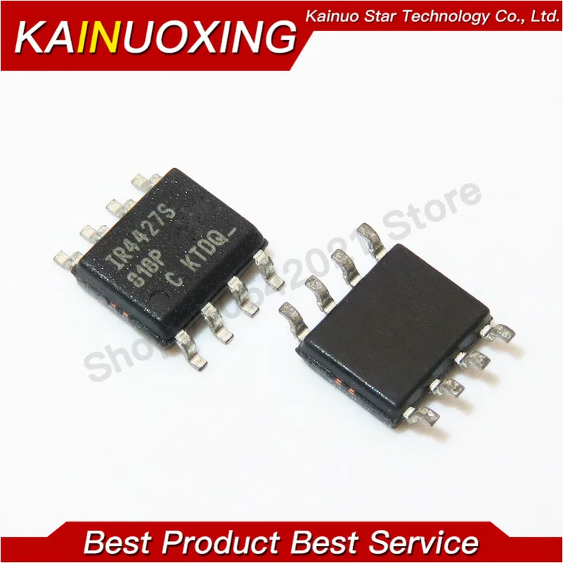 10Pcs IR4427S IR4427STRPBF SOP8 Dual Low Side Gate Driver Chip AC Outdoor PFC Inverter Power Repair IC Components