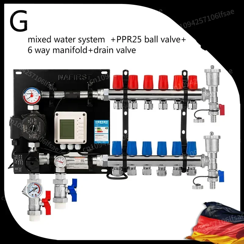 

mixed water system for floor heating temperature control system mixed water temperature calculation with manifold for 1/2 pex
