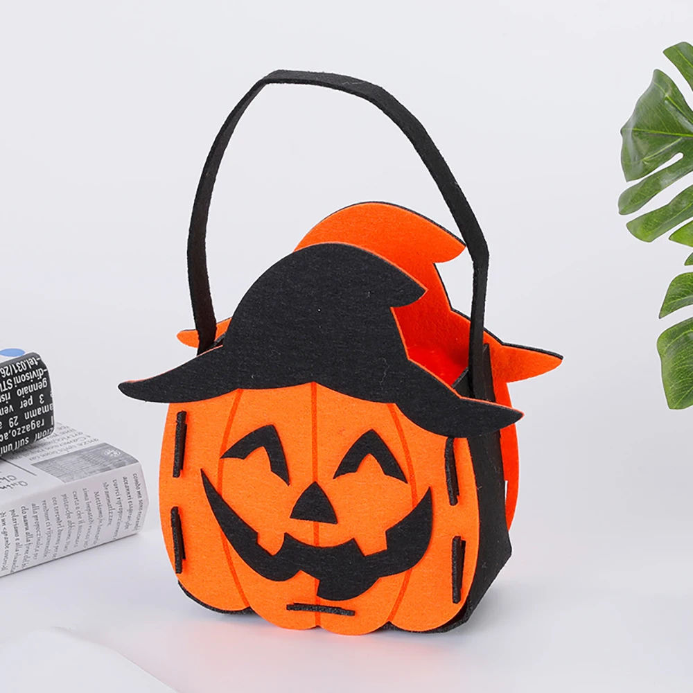 Vibrant Halloween Decorative Gift Bag - usage example